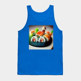 Kawaii Anime Sushi Tank Top